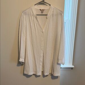 White Stag Cream Textured Top